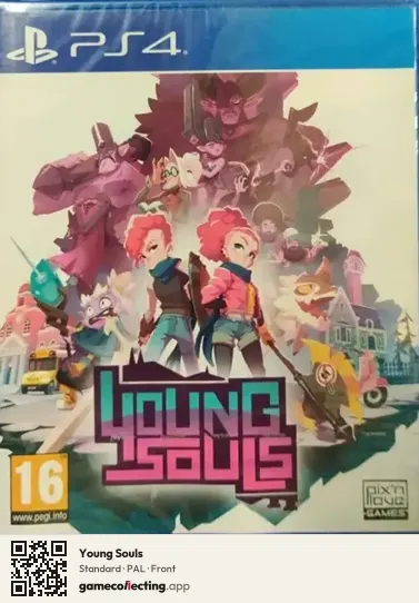 Young Souls PlayStation 4, PAL box front