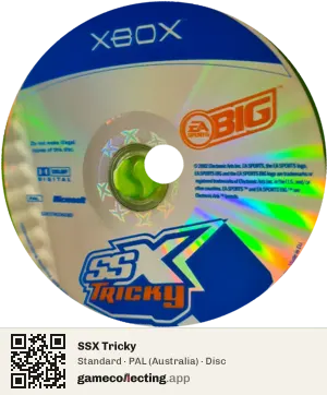SSX Tricky Xbox, PAL disc