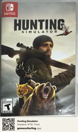 Hunting Simulator Nintendo Switch, NTSC box front