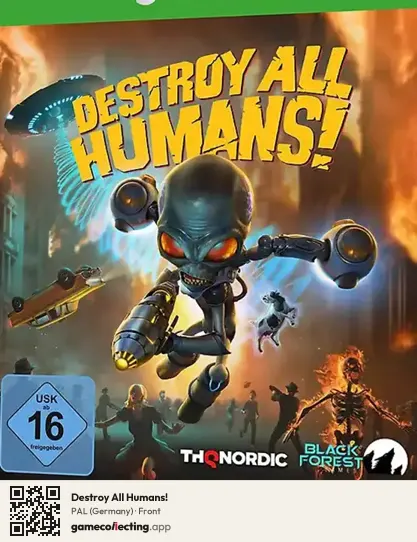 Destroy All Humans! Xbox One, Germany box front