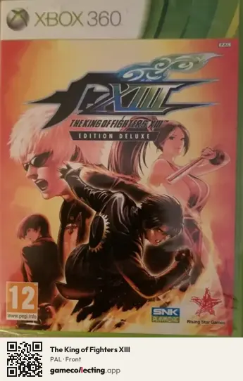 The King of Fighters XIII Xbox 360, PAL box front