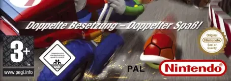 Mario Kart: Double Dash!!, the PEGI square on its front