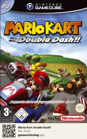 Mario Kart: Double Dash!! Nintendo GameCube, PAL box front
