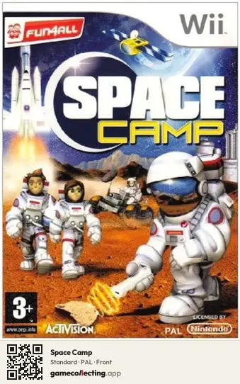 Space Camp Nintendo Wii, PAL box front