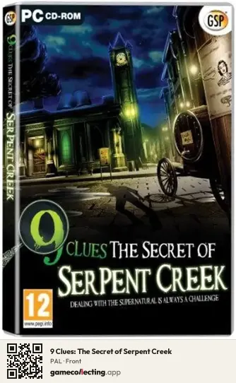 9 Clues: The Secret of Serpent Creek Computer, PAL box front
