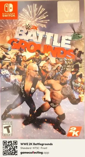 WWE 2K Battlegrounds Nintendo Switch, NTSC box front