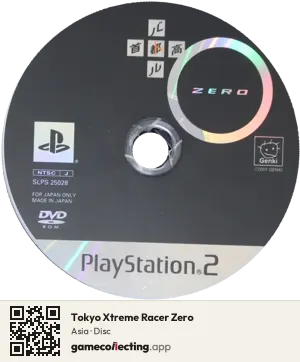 Tokyo Xtreme Racer Zero PlayStation 2, Asia disc