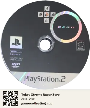 Tokyo Xtreme Racer Zero PlayStation 2, Asia disc