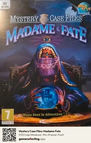 Mystery Case Files: Madame Fate Computer, France box front