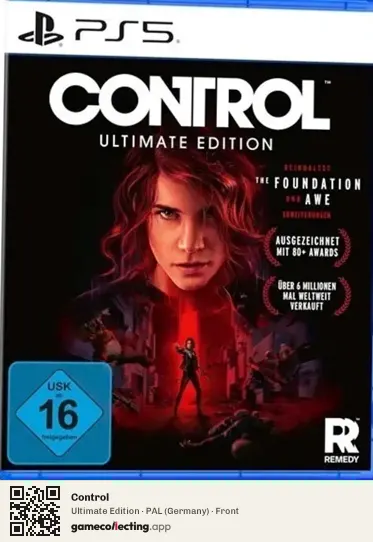 Control PlayStation 5, Germany box front