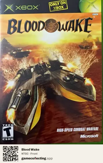 Blood Wake Xbox, NTSC box front