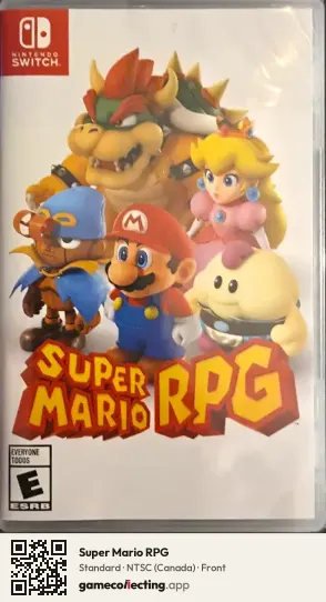Super Mario RPG Nintendo Switch, Canada box front