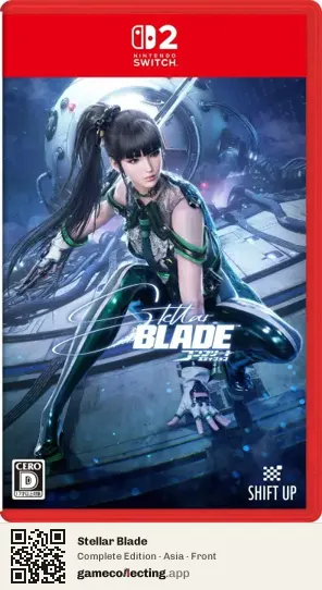 Stellar Blade Nintendo Switch 2, Asia box front