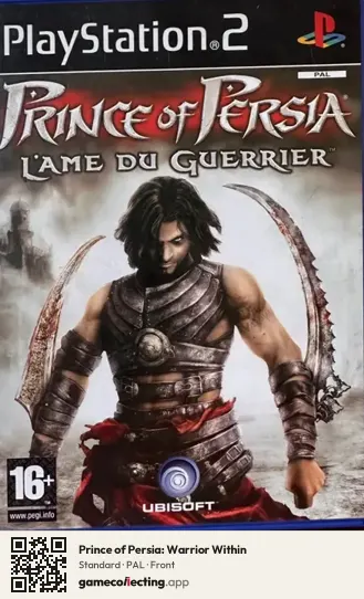 Prince of Persia: Warrior Within PlayStation 2, PAL box front