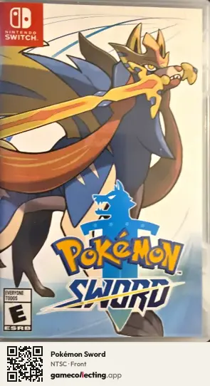 Pokémon Sword Nintendo Switch, NTSC box front