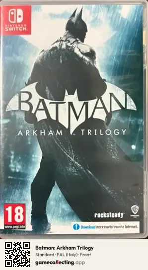 Batman: Arkham Trilogy Nintendo Switch, Italy box front