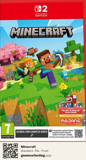 Minecraft Nintendo Switch 2, PAL box front