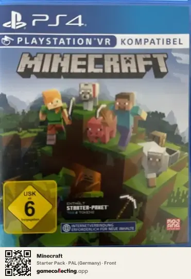 Minecraft PlayStation 4, Germany box front