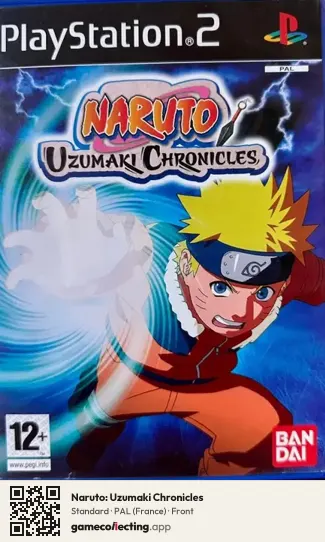 Naruto: Uzumaki Chronicles PlayStation 2, France box front