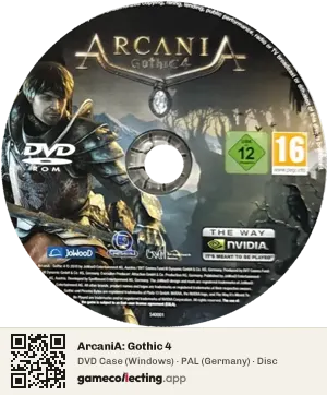 ArcaniA: Gothic 4 Computer, PAL disc