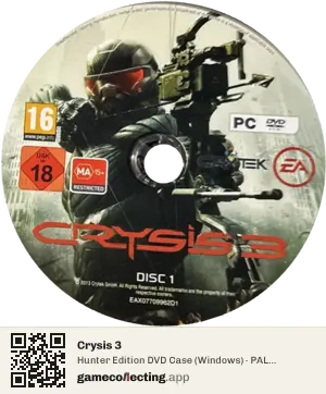Crysis 3 Computer, PAL disc