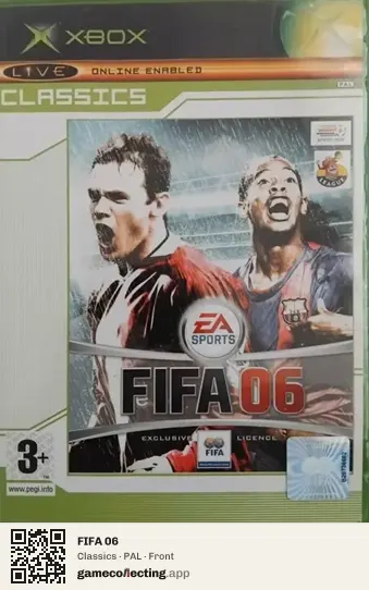 FIFA 06 Xbox, PAL box front