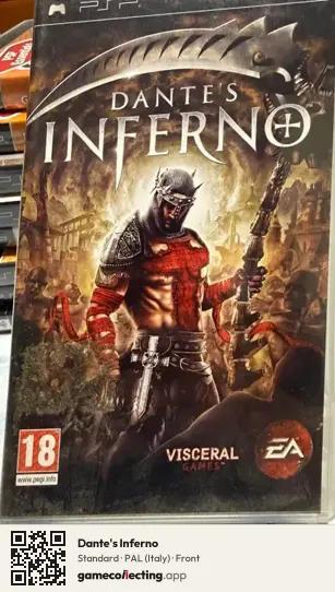 Dante's Inferno PlayStation Portable, Italy box front