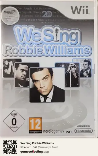 We Sing Robbie Williams Nintendo Wii, Germany box front