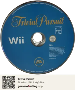 Trivial Pursuit Nintendo Wii, PAL disc