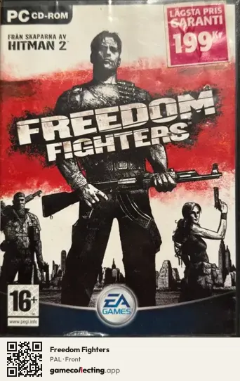 Freedom Fighters Computer, PAL box front