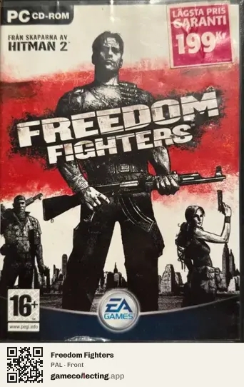 Freedom Fighters Computer, PAL box front