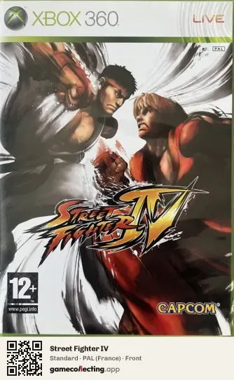 Street Fighter IV Xbox 360, France box front