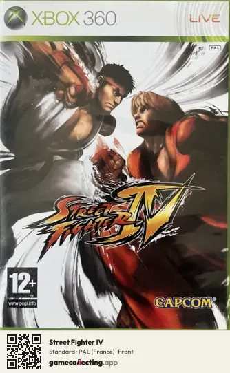Street Fighter IV Xbox 360, France box front