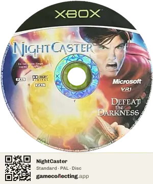 NightCaster Xbox, PAL disc