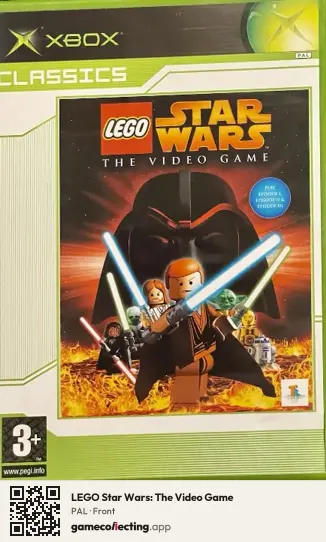 LEGO Star Wars: The Video Game Xbox, PAL box front