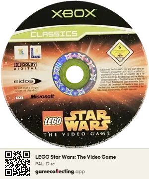 LEGO Star Wars: The Video Game Xbox, PAL disc