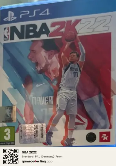 NBA 2K22 PlayStation 4, Germany box front