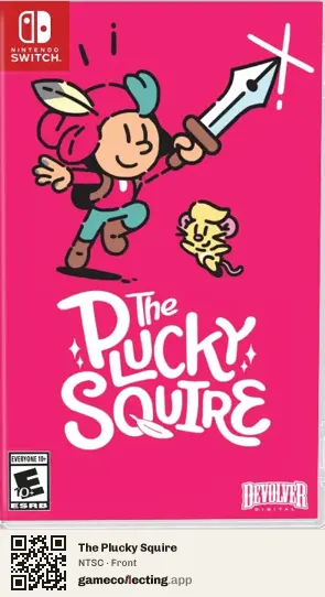 The Plucky Squire Nintendo Switch, NTSC box front