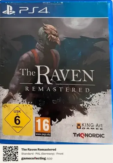 The Raven Remastered PlayStation 4, Germany box front