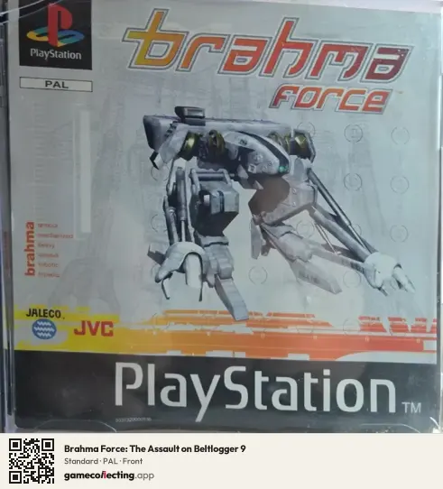 Brahma Force: The Assault on Beltlogger 9 PlayStation, PAL box front