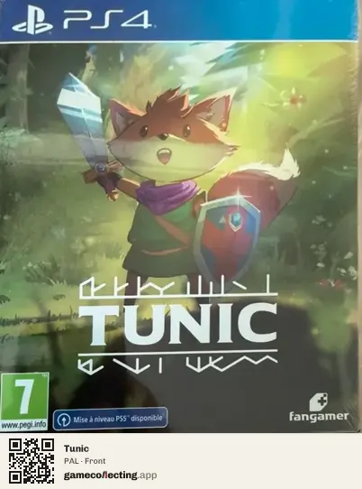 Tunic PlayStation 4, PAL box front