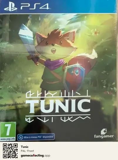 Tunic PlayStation 4, PAL box front