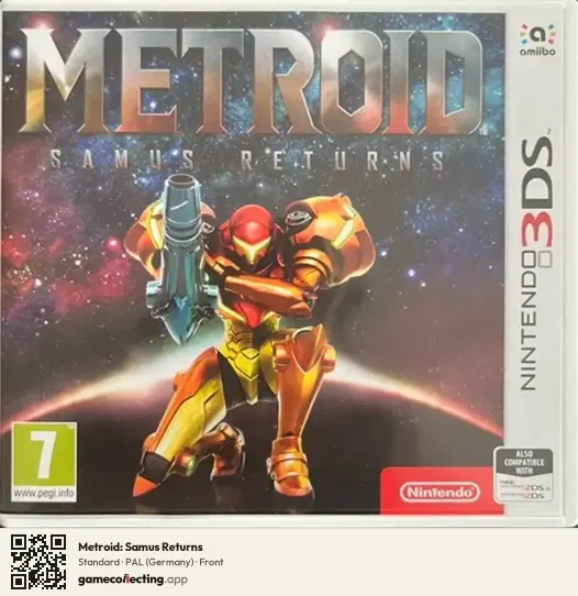 Metroid: Samus Returns Nintendo 3DS, Germany box front