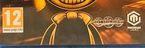 Bendy and the Ink Machine, the PEGI square on its front