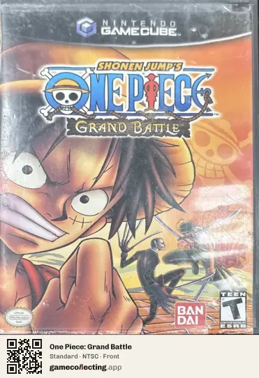 One Piece: Grand Battle Nintendo GameCube, NTSC box front