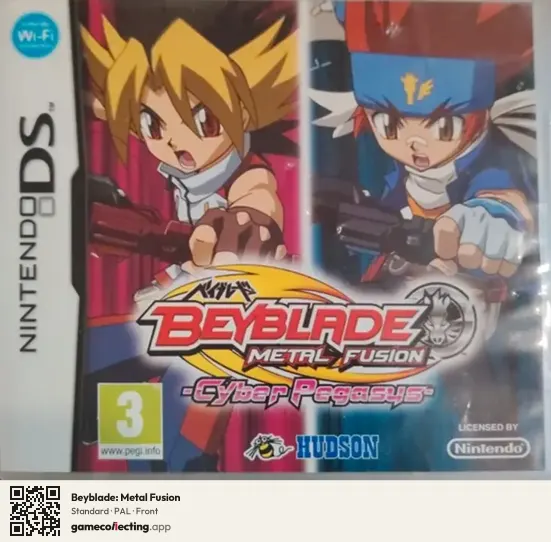 Beyblade: Metal Fusion Nintendo DS, PAL box front