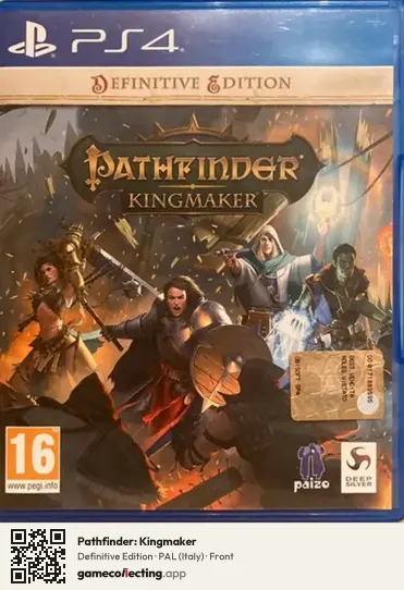 Pathfinder: Kingmaker PlayStation 4, Italy box front