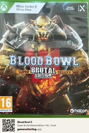 Blood Bowl 3 Xbox Series X, PAL box front
