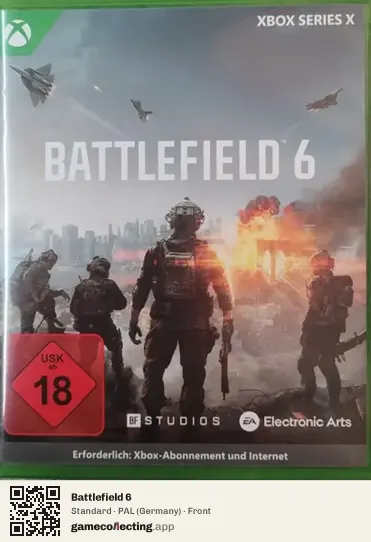 Battlefield 6 Xbox Series X, Germany box front