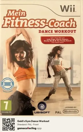 Gold's Gym Dance Workout Nintendo Wii, PAL box front